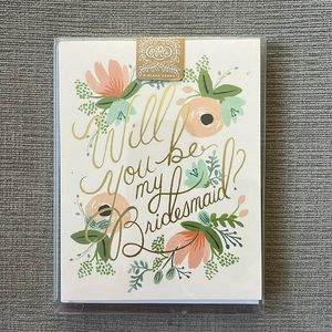 NEW Rifle Paper Co Bridesmaid Proposal Note Cards
